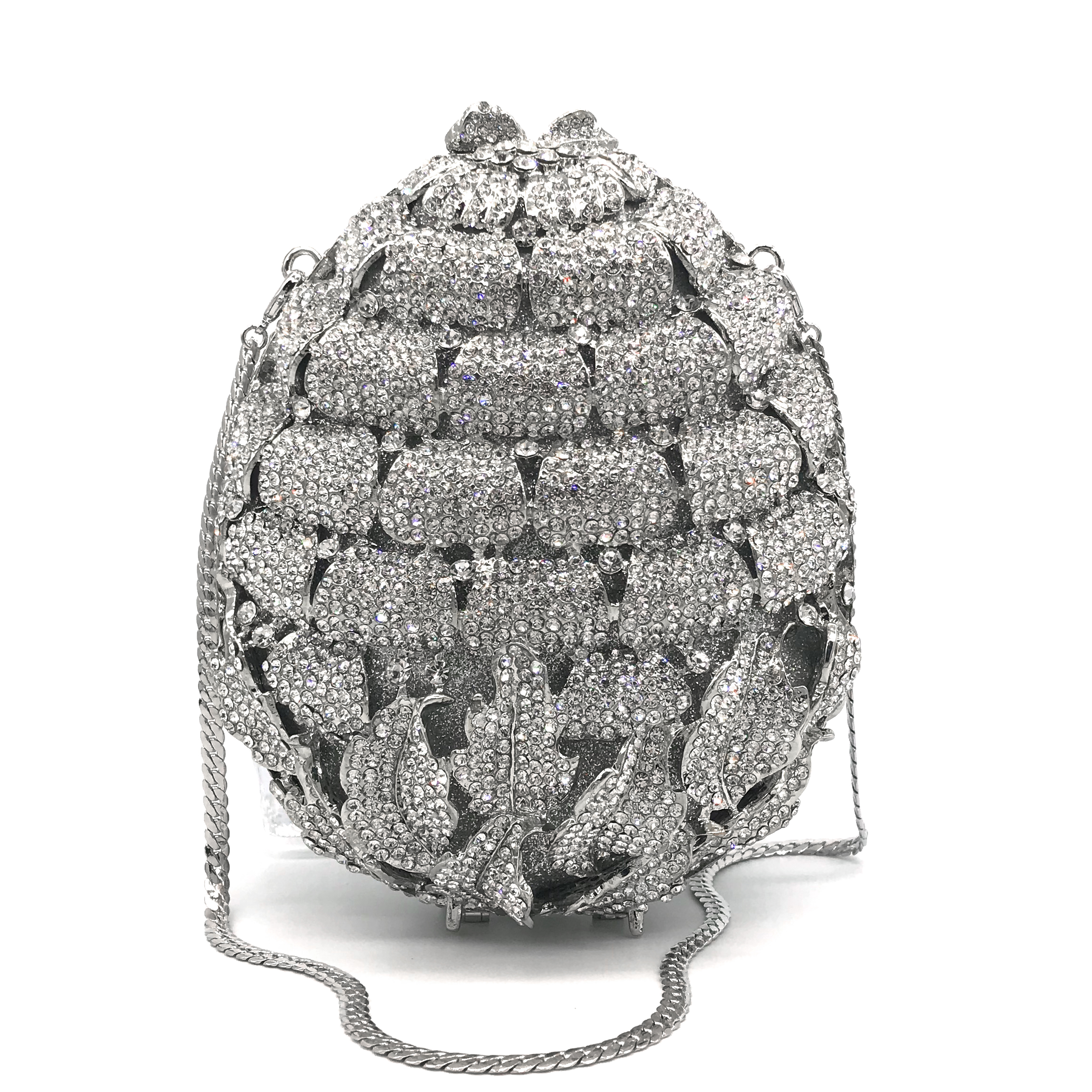 Luxury Bags Reseller - Wholesale Luxury Silver Pineapple Lady Evening