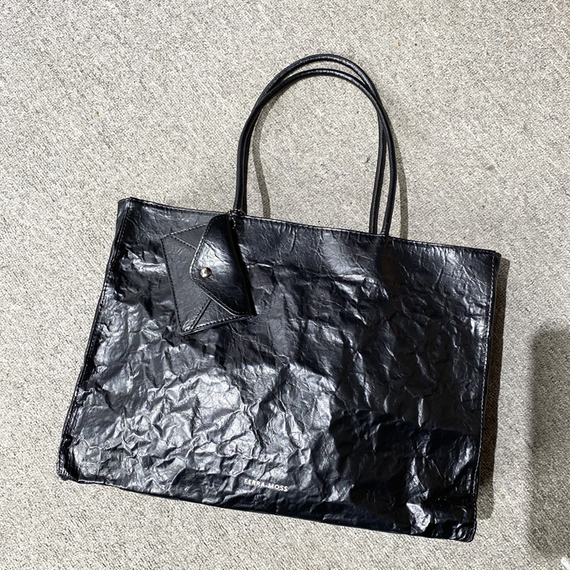 Korean Casual Kraft Paper Tote - Luxury Bags Reseller ulasan dan harga