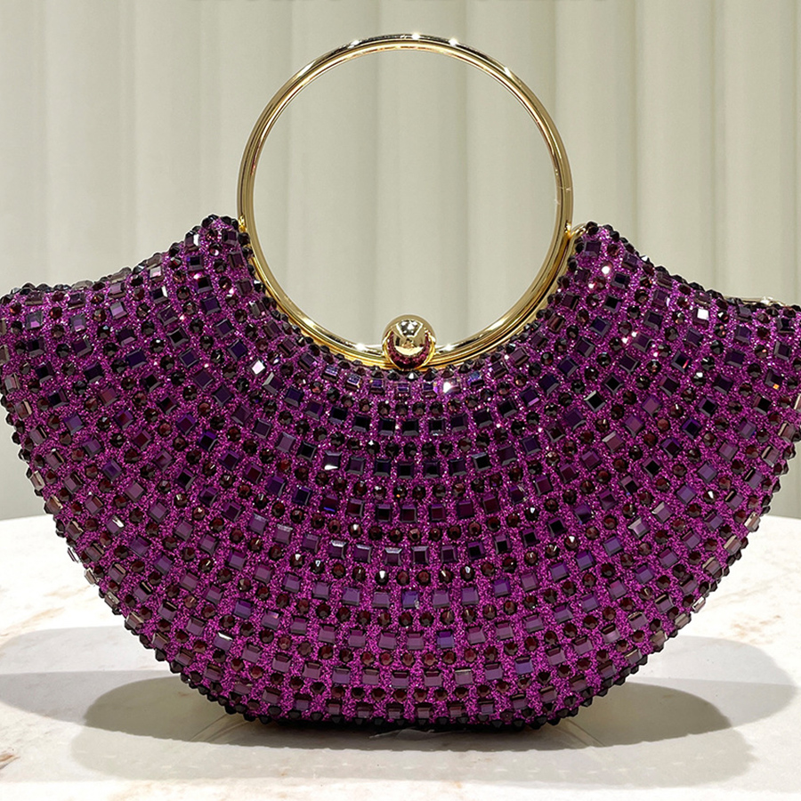 Purple shiny luxurious diamond - Luxury Bags Reseller ulasan dan harga
