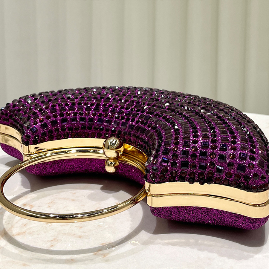 Purple shiny luxurious diamond - Luxury Bags Reseller ulasan dan harga