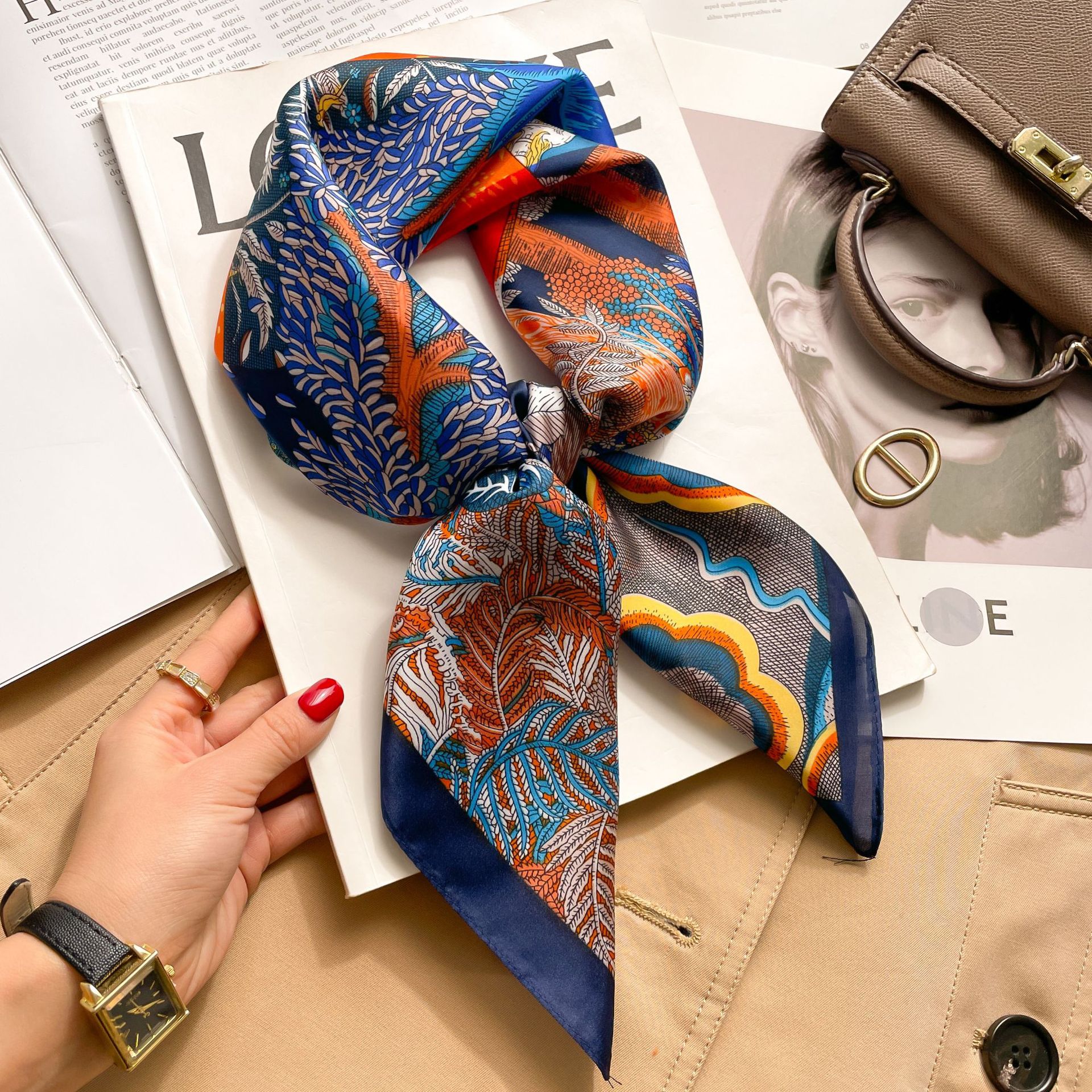 Silk Square Scarf Women Luxury - Luxury Bags China ulasan dan harga