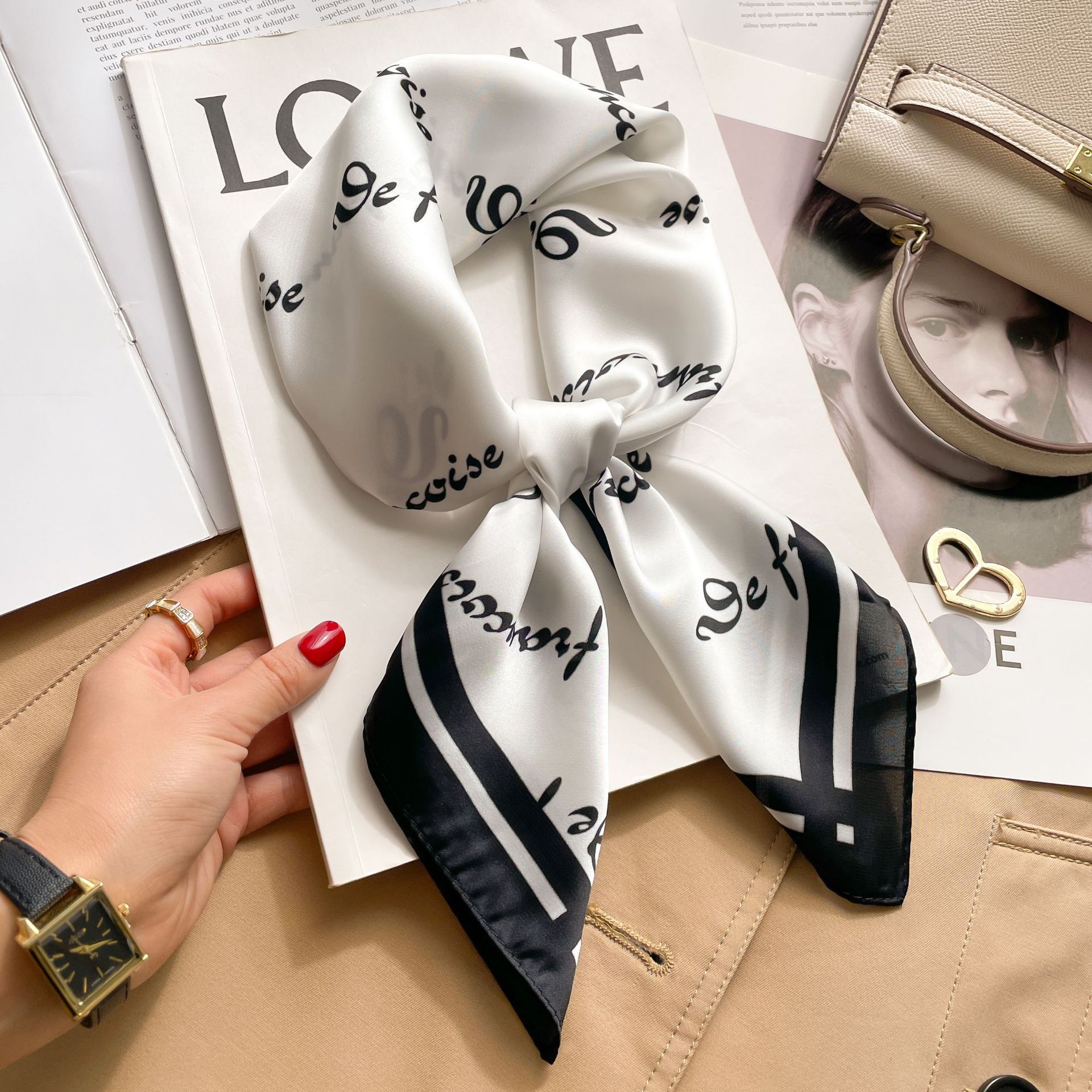 Silk Square Scarf Women Luxury - Luxury Bags China ulasan dan harga