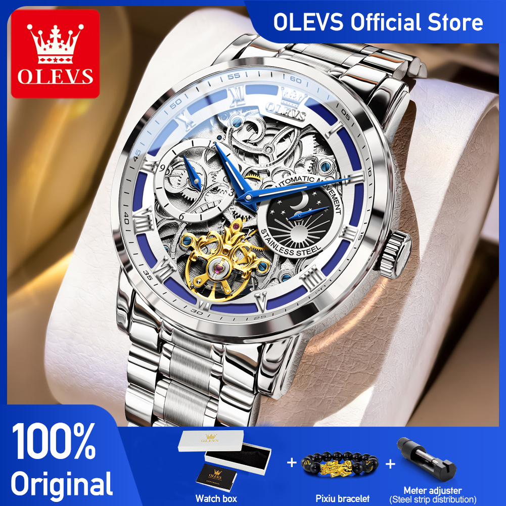 OLEVS 6670 Mens Watch Luxury B - Luxury Bags Brands List ulasan dan harga