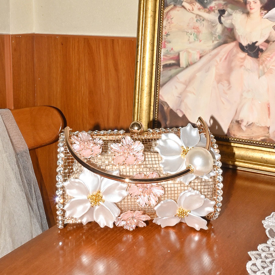 2025 Metallic Diamond Evening  - Luxury Bags Reseller ulasan dan harga