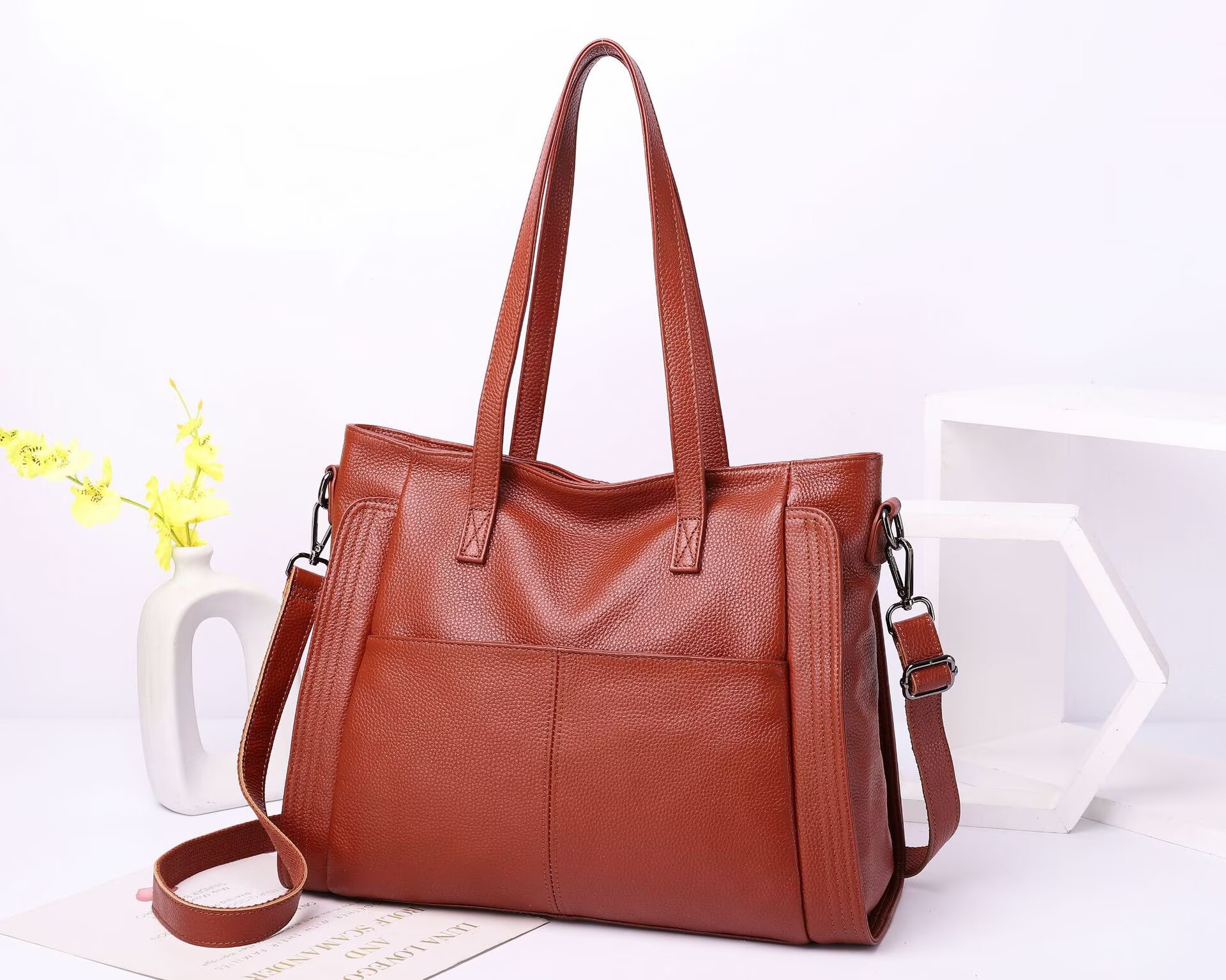Big Capacity Handbags,Real Lea - Luxury Bags Big ulasan dan harga