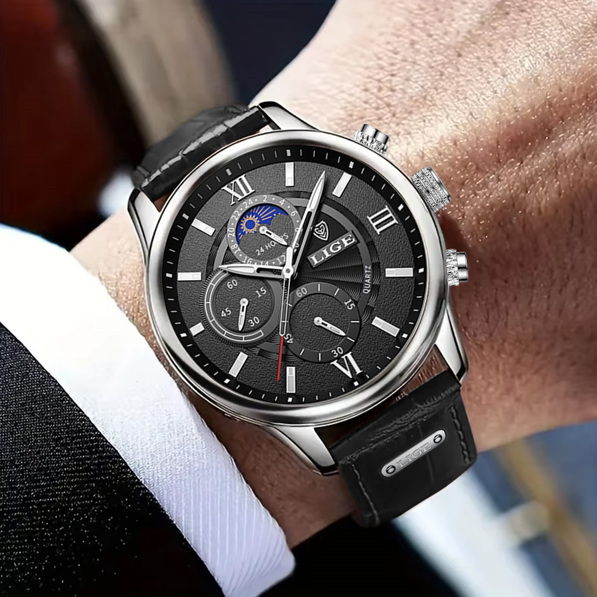 2026 LIGE Mens Watches Top Bra - Luxury Bags Brands List ulasan dan harga