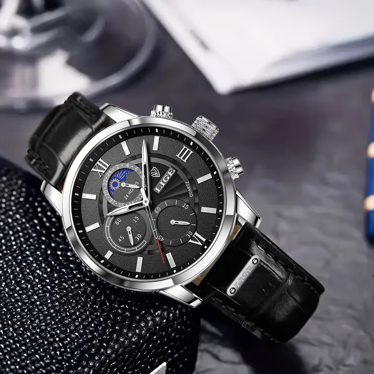 2026 LIGE Mens Watches Top Bra - Luxury Bags Brands List ulasan dan harga