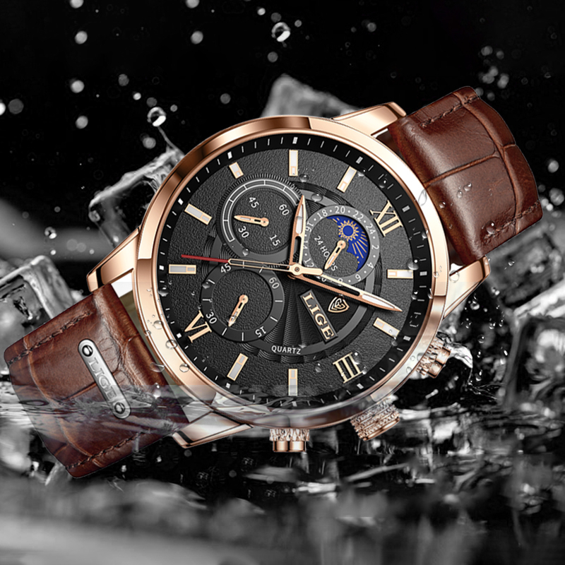 2026 LIGE Mens Watches Top Bra - Luxury Bags Brands List ulasan dan harga