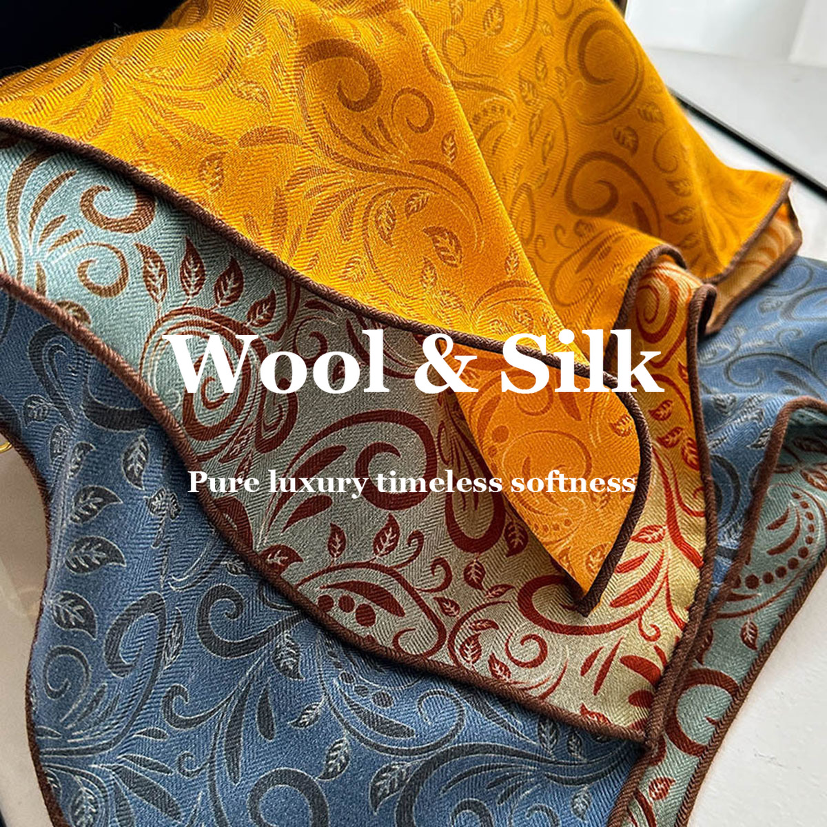 82% Wool 18% Real Silk Scarf N - Luxury Bags China ulasan dan harga