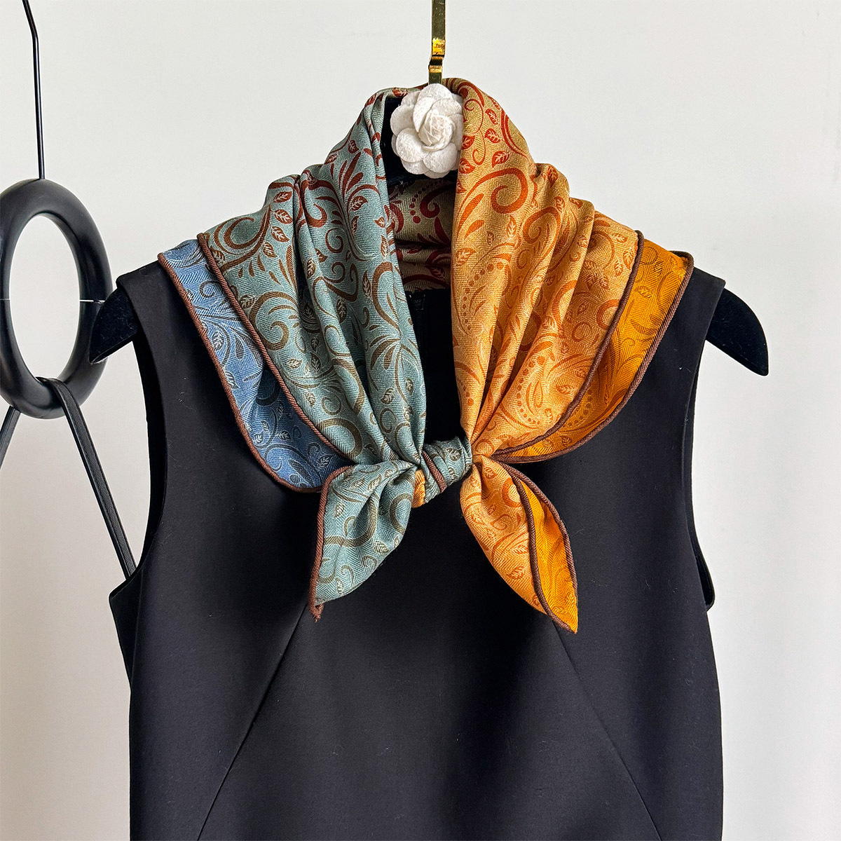 82% Wool 18% Real Silk Scarf N - Luxury Bags China ulasan dan harga