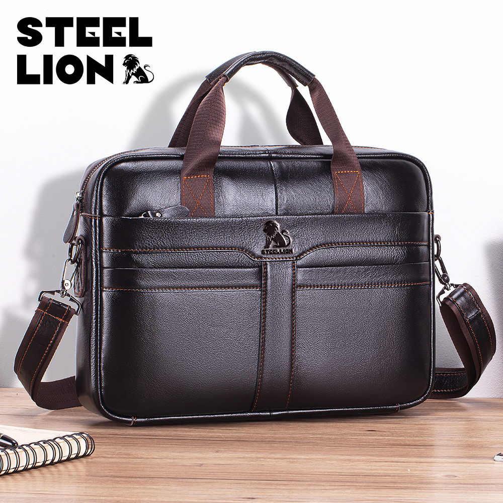 STEEL LION leather men's brief - Laptop Bag Leather 15 ulasan dan harga