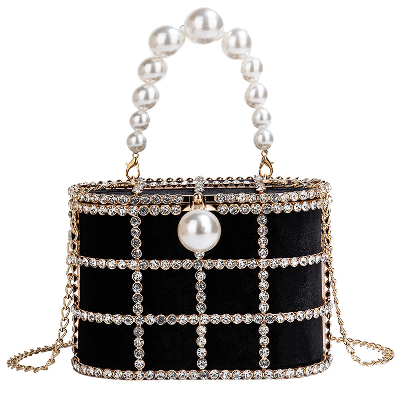 Luxury Diamond Metal Bucket Pe - Luxury Bags Reseller ulasan dan harga