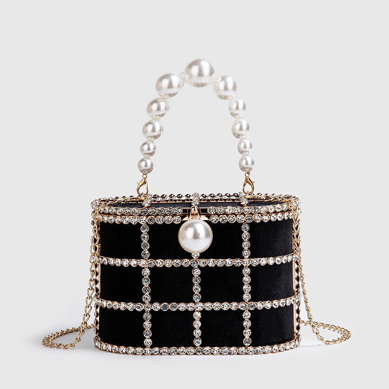 Luxury Diamond Metal Bucket Pe - Luxury Bags Reseller ulasan dan harga