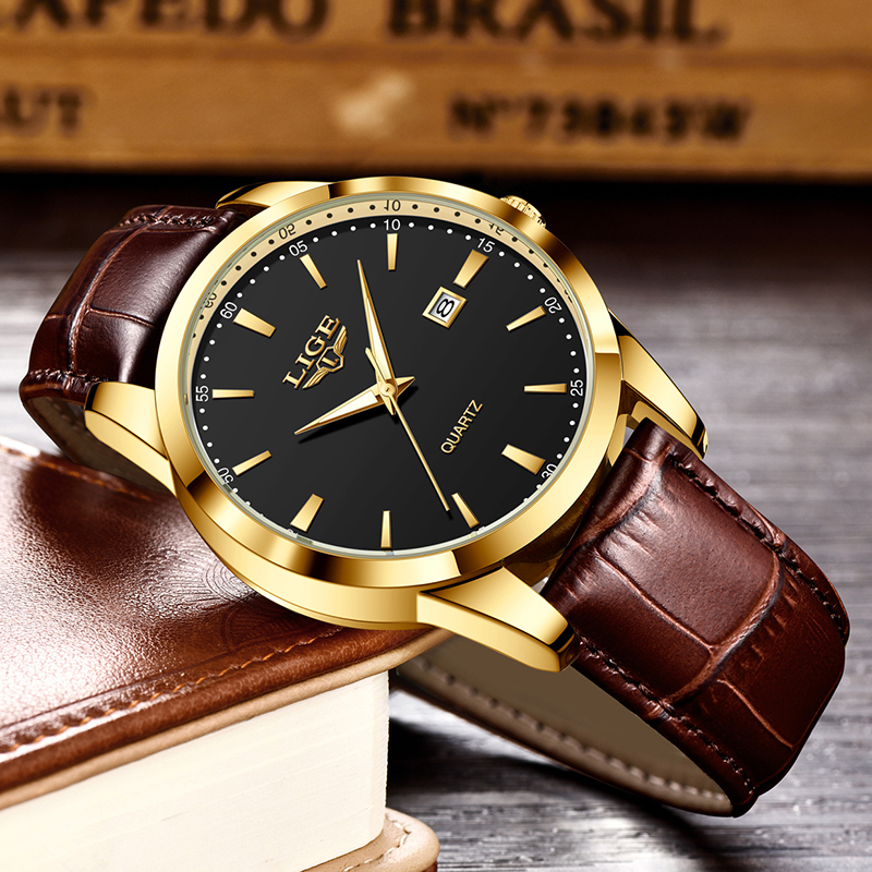 LIGE Mens Watches Top Brand Lu - Luxury Bags Brands List ulasan dan harga