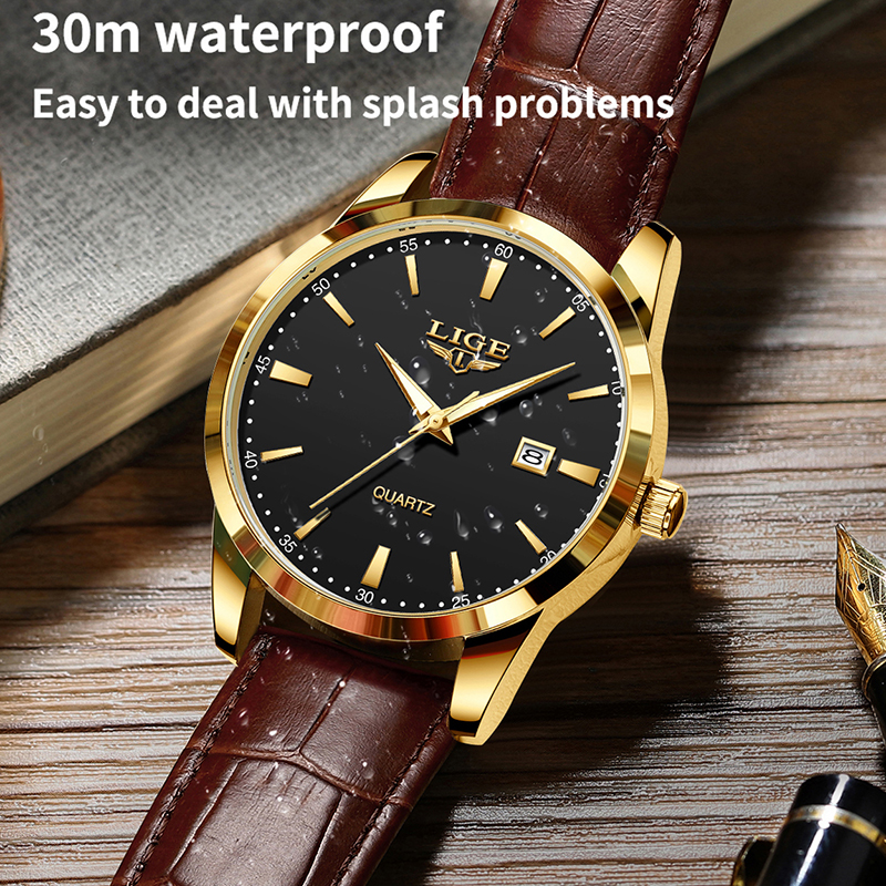 LIGE Mens Watches Top Brand Lu - Luxury Bags Brands List ulasan dan harga