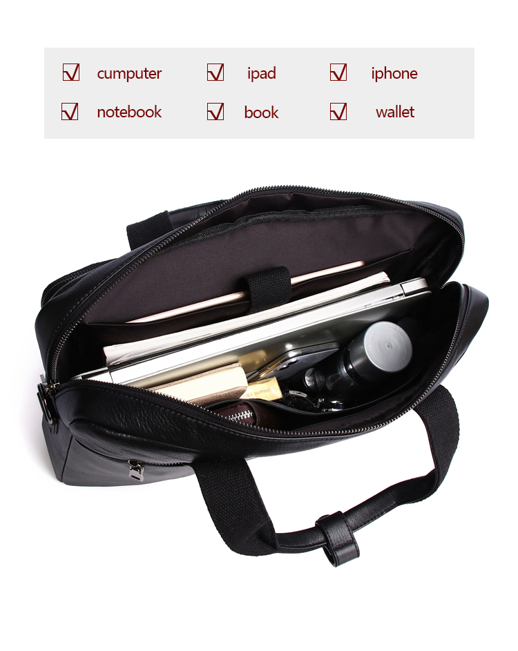 SCHLATUM Genuine Leather Bussi - Laptop Bag Leather 15 ulasan dan harga