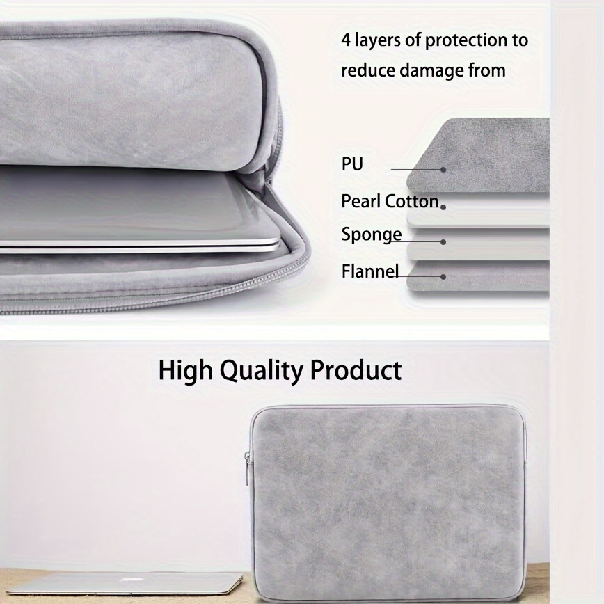 11 13 14 15 Inch Laptop PU Lea - Laptop Bag Leather 15 ulasan dan harga