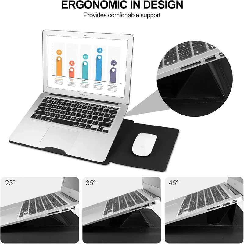 Adjustable Stand Leather Lapto - Laptop Bag Leather 15 ulasan dan harga