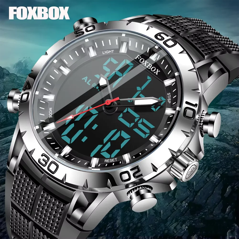 FOXBOX Mens Watches Sports Top - Luxury Bags Brands List ulasan dan harga