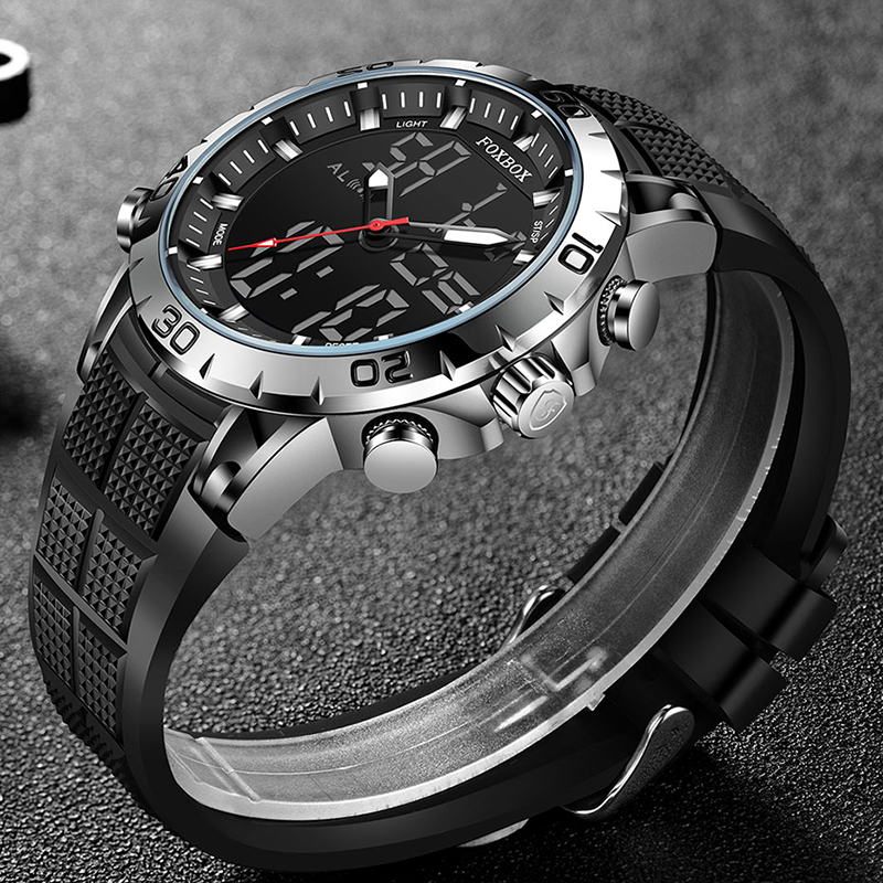 FOXBOX Mens Watches Sports Top - Luxury Bags Brands List ulasan dan harga