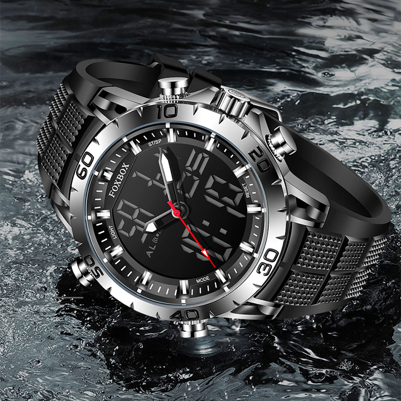 FOXBOX Mens Watches Sports Top - Luxury Bags Brands List ulasan dan harga