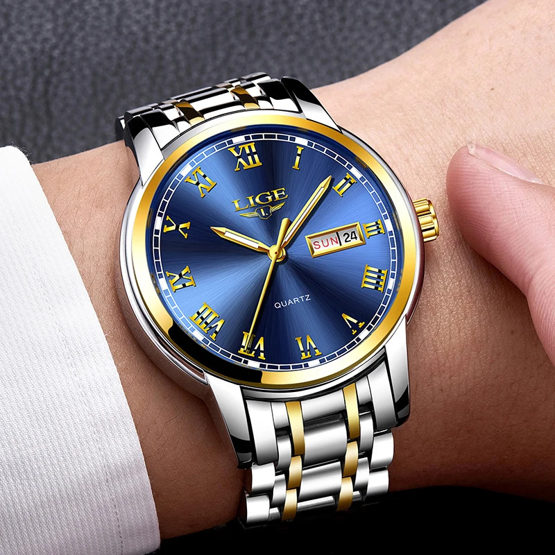LIGE Brand Top Luxury Quartz M - Luxury Bags Brands List ulasan dan harga